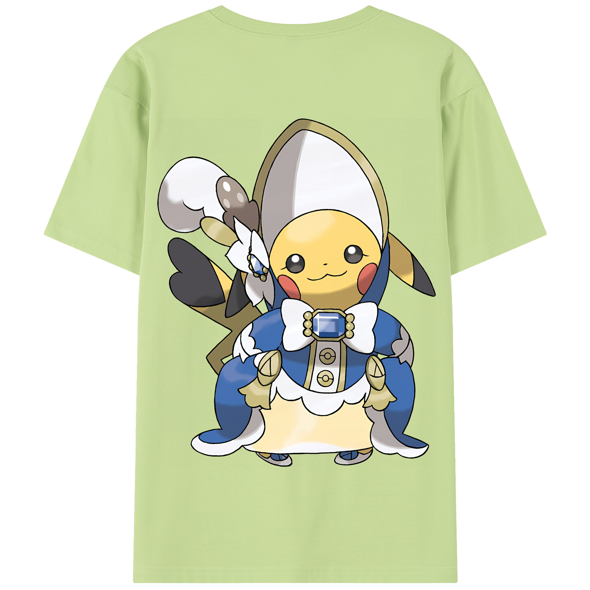 （画像用） ポケットモンスター Pokémon 綿100％半袖Tシャツ（背面プリント）
